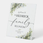 Signe De Table Affiche de bienvenue de réunion familiale, Affiche (Recto)