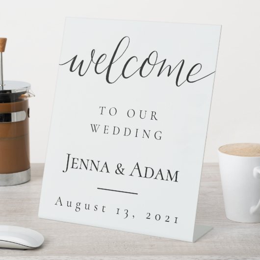 Signe De Table Affiche de bienvenue mariage (In SItu)