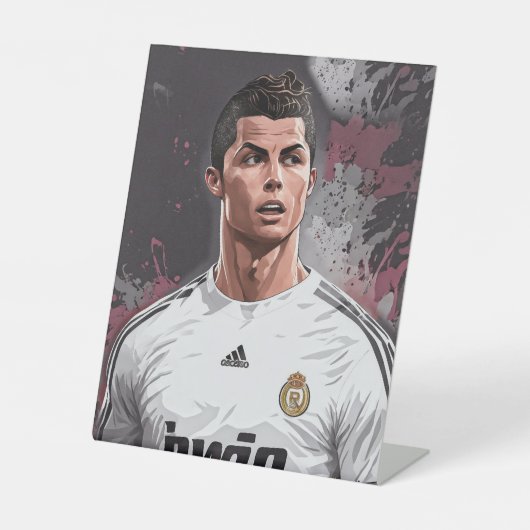 Signe De Table Affiche de Cristiano Ronaldo (Recto)
