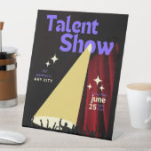 Signe De Table Affiche de spectacle de talents, Affiche de specta (In SItu)