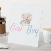 Signe De Table Affiche de Table Gender Reveal (In SItu)
