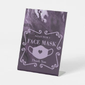 Signe De Table Agate violette cristallisée | S'Il Vous Plaît Port (Recto)