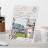Signe De Table Agent Immobilier Rose Listing Bloom Blush (In SItu)