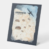 Signe De Table Airborne Les Parachutistes Les Plus Beaux Jump Per (Recto)