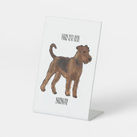 Airedale terrier dog cartoon