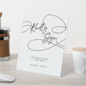 Signe De Table Ajouter un Mariage de script personnalisé "Signer  (In SItu)
