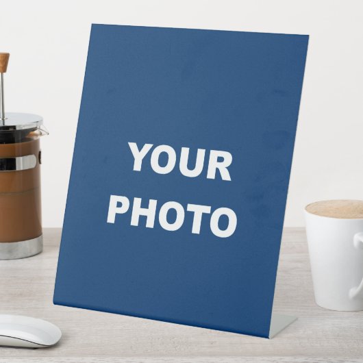 Signe De Table Ajouter votre logo photo image (In SItu)