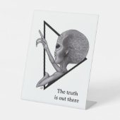 Signe De Table Alien gris, la vérité est là (Recto)
