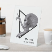 Signe De Table Alien gris, la vérité est là (In SItu)