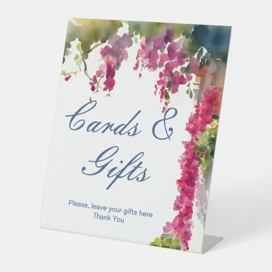 Signe De Table Amalfi coast Mediterranean Italian bridal shower (Recto)