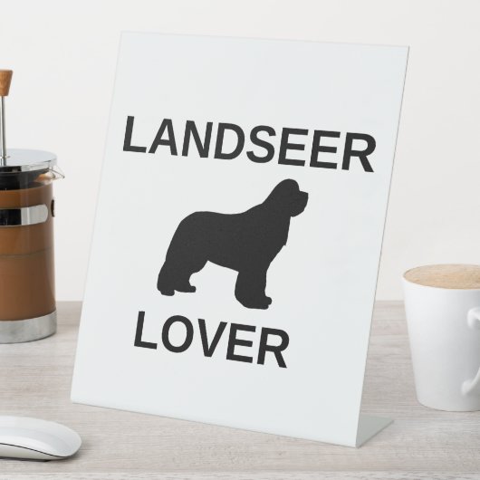 Signe De Table amateur de landseer (In SItu)