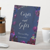 Signe De Table Amethyst Sapphire Navy Jewel Tone Cartes & Cadeaux (In SItu)