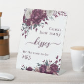 Signe De Table Amour en Fleurs de Fleur de Fleur Bourgogne Cream  (In SItu)