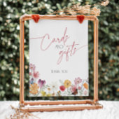 Signe De Table Amour fleur sauvage en fleur Papillon Cartes et Ca