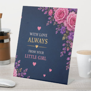 SIGNE DE TABLE AMOUR POUR PAPA DE SES FILLES