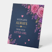 SIGNE DE TABLE AMOUR POUR PAPA DE SES FILLES (Recto)