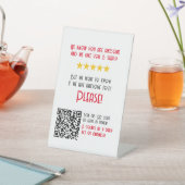 Signe De Table Amusant moderne laisser un commentaire auberge pro (In SItu)