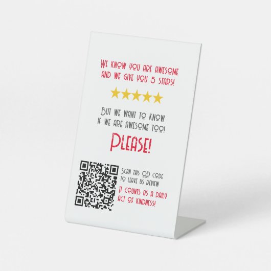 Signe De Table Amusant moderne laisser un commentaire auberge pro (Recto)