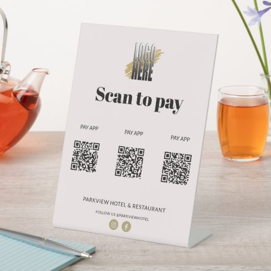 Signe De Table Analyse d'entreprise pour payer les applications 3 (In SItu)