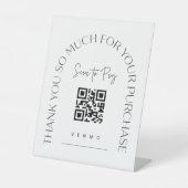 Signe De Table Analyser le code QR - Barre de signature Mariage P (Recto)