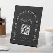 Signe De Table Analyser le code QR - Barre de signature Mariage P (In SItu)