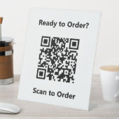Signe De Table Analyser le code QR pour payer (In SItu)