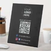 Signe De Table Analyser le code QR pour payer | Paiement Paypal N (In SItu)