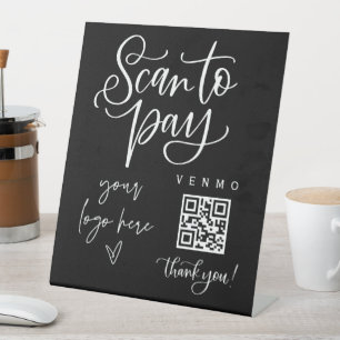 Signe De Table Analyser le code QR Signer barre de Mariage Valet 