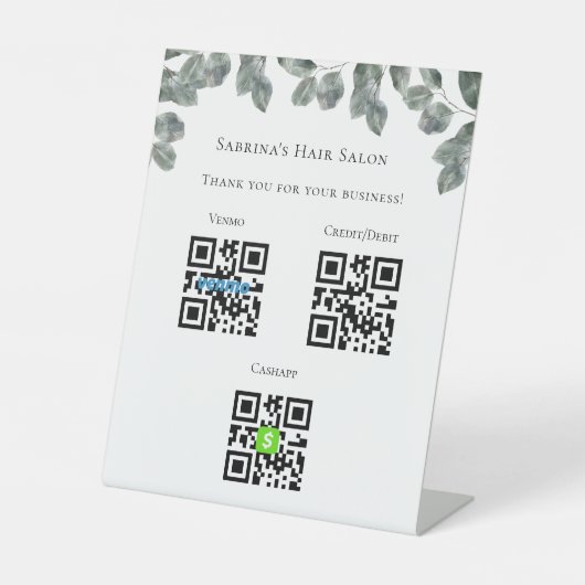 Signe De Table Analyser le feuillage professionnel pour payer l'i (Recto)