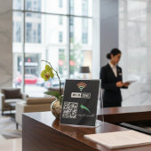 Signe De Table Analyser pour connecter le réseau Internet Wi-Fi d