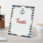 Signe De Table Ancre nautique Ahoy Traite Table Party Signal (In SItu)