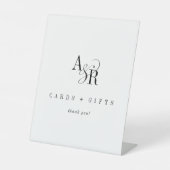 Signe De Table ANDREA Classic Chic Cartes de Mariage et Cadeaux U (Recto)