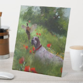 Signe De Table Anglais Setter, Chasse de faisan (In SItu)