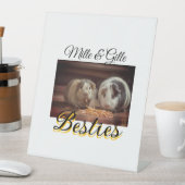 Signe De Table Animaux de compagnie amis besties ajouter nom anim (In SItu)