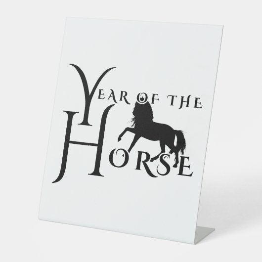 Signe De Table Année du cheval (Recto)
