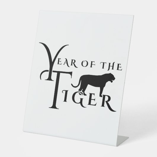 Signe De Table Année du tigre (Recto)