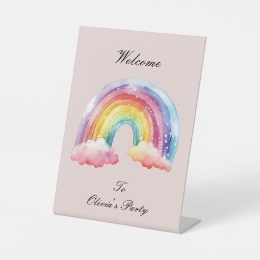 Signe De Table anniversaire rose (Recto)