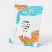 Signe De Table ANY team colors volleyball athlete photo (Recto)