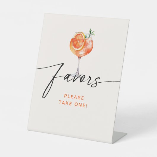 Signe De Table Aperol Spritz Privilégie La Fête des mariées (Recto)