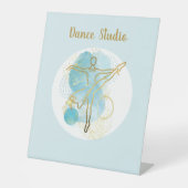 Signe De Table Aquarelle Ballerina Or Plutôt Abstraite Personnali (Recto)