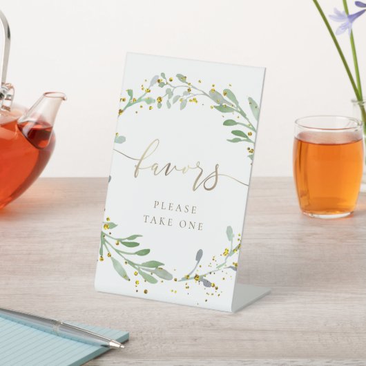 Signe De Table aquarelle couronne favoritisme guéridon (In SItu)