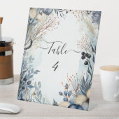 Signe De Table Aquarelle Ethérée Delicate Foliage Serène (In SItu)