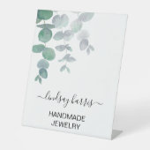 Signe De Table Aquarelle Eucalyptus Jewer (Recto)