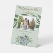 Signe De Table Aquarelle Feuille 08a Photo (Recto)