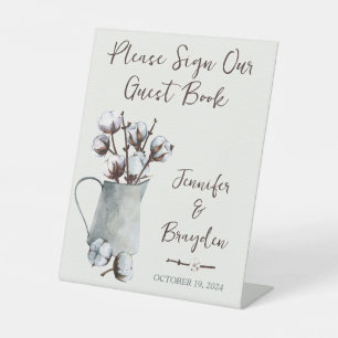 Signe De Table Aquarelle Mariage de tonneaux en gris