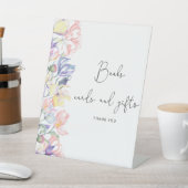 Signe De Table Aquarelle petits livres de fleurs cartes et cadeau (In SItu)