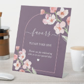 Signe De Table Aquarelle Terme moderne Favoris Arc Floral (In SItu)