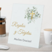 Signe De Table Aquarelle Vert Baptême Cadeaux et Cartes Signal (In SItu)