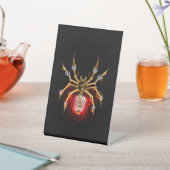 Signe De Table Araignée en vapeur noire (In SItu)