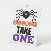 Signe De Table Araignée Halloween S'Il Vous Plaît Prendre Un (Recto)